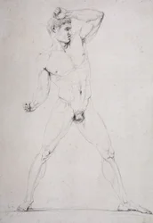 Male Nude, Creugas of Durazzo, from Pausanias description of the Nemean Games in his Itinary of Greece